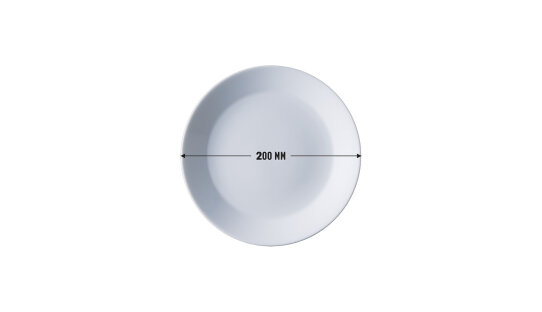 Teller | rund | weiss | 4 Größen | ø 200 bis 310 mm | »Milano centrale«