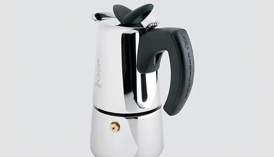 Bialetti MUSA Restyling Edelstahl Design 1 Tassen Espressokocher mit Glanzfinish