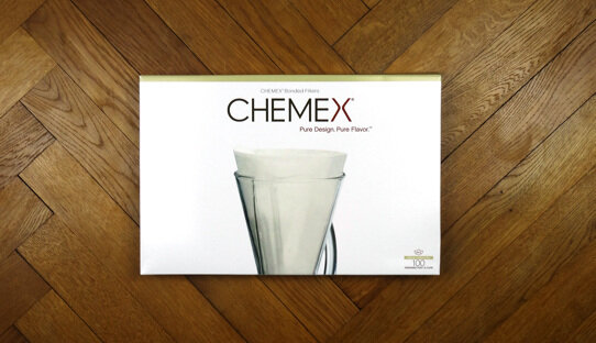 Chemex Papierfilter weiß & ungefaltet für die kleine Chemex | FP-2 | 3 Tassen
