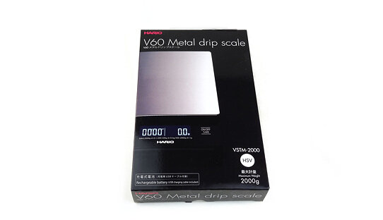 Hario Waage Filterkaffee exklusiv | V60 Metal drip scale | VSTM-2000-HSV