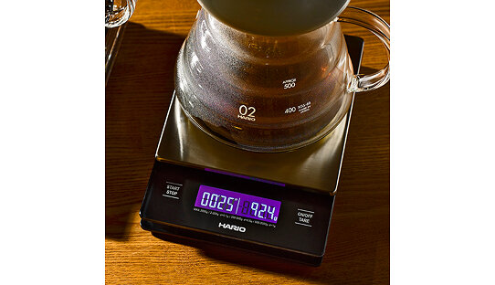 Hario Waage Filterkaffee exklusiv | V60 Metal drip scale | VSTM-2000-HSV