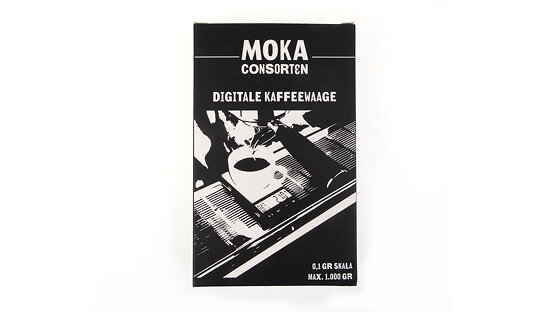Moka Consorten Kleine digitale Kaffeewaage mit Timer | für Espresso und Filter | Moka Barista