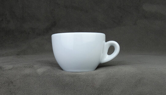 Extra dickwandige (10 mm) kleine Espresso-Tasse »Sorrento« | weiss | Nuova Point (62 ml)