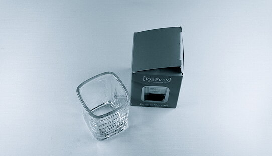 JoeFrex Espresso Shotglass | bedingt spülmaschinentauglich | Grauer Aufdruck