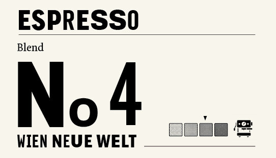 Espresso No 4: Wien Neue Welt | 500 gr | ganze Bohne