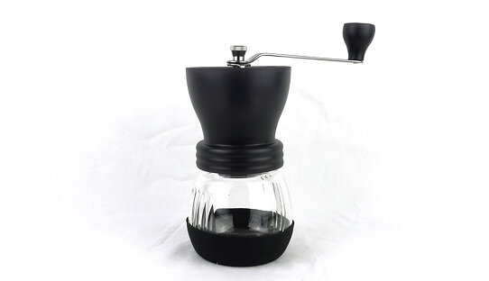 Hario Hand-Kaffeemühle | 4 Tassen | 100 gr | Keramik-Mahlwerk | Skerton PLUS | Bloom Serie
