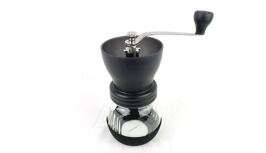 Hario Hand-Kaffeemühle | 4 Tassen | 100 gr | Keramik-Mahlwerk | Skerton PLUS | Bloom Serie