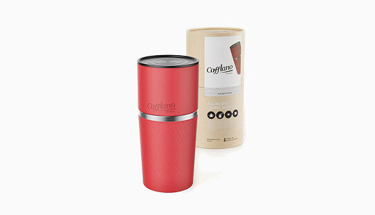 Mobile Filterkaffee-Maschine für unterwegs | »Cafflano Klassic All-in-One« | Outdoor-Kaffeezubereiter