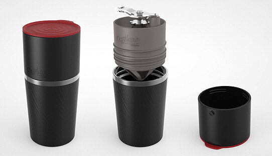 Mobile Filterkaffee-Maschine für unterwegs | »Cafflano Klassic All-in-One« | Outdoor-Kaffeezubereiter