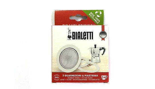 Bialetti | Moka Express · Dama · Junior | Gummi-Dichtung  + Sieb | 2 Tassen