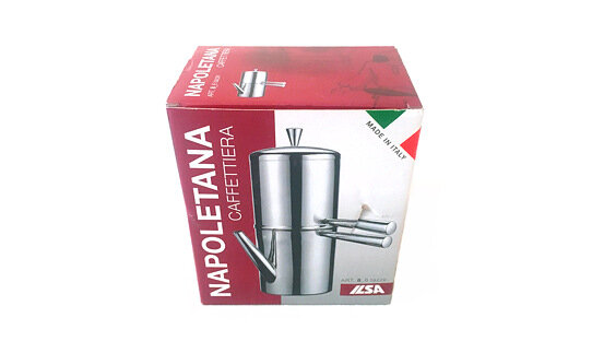 Kaffeemaschine Ilsa »Caffettiera Napoletana« Edelstahl | italienischer Filterkaffee | in 4 Grössen | Made in Italy