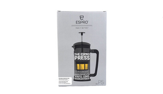 Espro Press P5 | 0,5 l oder 0,95 l | Glas-Kanne & Edelstahl-Rahmen bzw. Kupfer-Rahmen | French Press