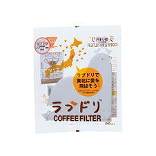 Hario Papierfilter gebleicht für Hand-Kaffeefilter 02 | 1-4 Tassen | 20 Stück | V60 Coffee Filter »Love Bird«
