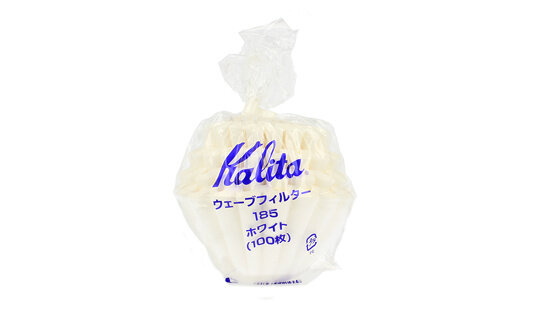 Kalita Papierfilter weiss für Wave #185 | 100 Stück | Made in Japan