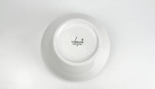 Dickwandige Bol | Bowl | Café au Lait | Hochwertiges Porzellan | weiss | 250 ml | Walküre | Made in Germany