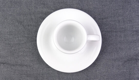 Dickwandige Espresso-Tasse »Galileo ristretto« | weiss | Made in Italy | Ancap | max 55 ml