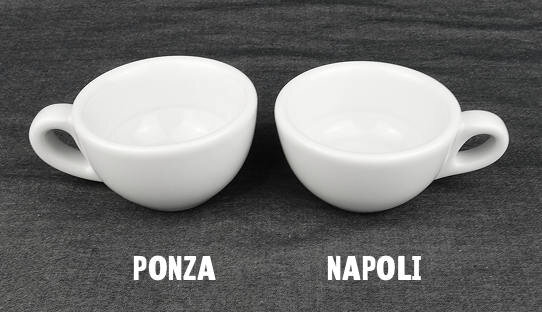 Dickwandige Espresso-Tasse »Napoli« | mit Füllmengen-Markierung | weiss | Made in Italy | Ancap (max. 65 ml)