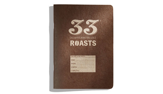 Notizheft Logbuch für Kaffee-Röstungen | »33 roasts« | Dave Selden | Made in USA