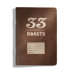 Notizheft Logbuch für Kaffee-Röstungen | »33 roasts« |...