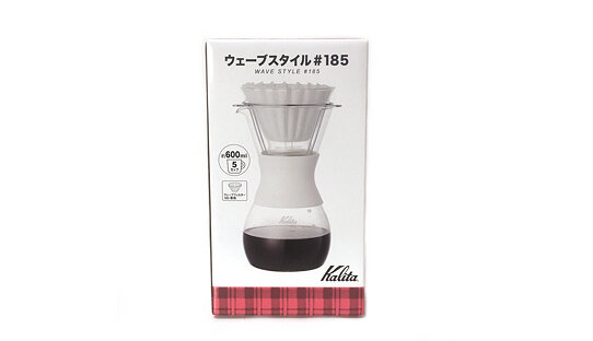 Kalita Filterkaffee-Karaffe | Wave Style Set #185 | 600 ml | Made in Japan et al