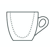 Tassen bedrucken Logo Farbe