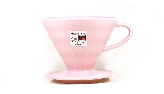 Hario Hand-Kaffeefilter | V60 Dripper 01 und 02 | Keramik | rot, pink, indigoblau, grau, türkis-grün | Made in Japan