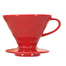 Hario Hand-Kaffeefilter | V60 Dripper 02 | Keramik | rot