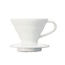 Hario Hand-Kaffeefilter | V60 Dripper 01 | Keramik | weiss