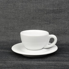 Dickwandige Espresso-Tasse »Ponza« | mit Füllmengen-Markierung | weiss | Made in Italy | Ancap | max 65 ml