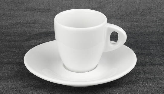 Dickwandige Espresso-Tasse »Galileo alta« | weiss | Made in Italy | Ancap | max 80 ml