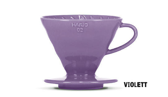 Hario Hand-Kaffeefilter | V60 Dripper 02 | Keramik | in 12 Farben | »Colour Edition« | farbige Keramikfilter | Made in Japan