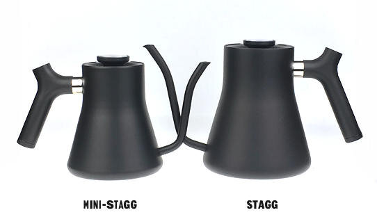 Fellow Mini-Wasserkessel | Edelstahl | »Stagg Mini Pour-Over Kettle« | schwarz matt | nicht induktions-tauglich | 0,6 l