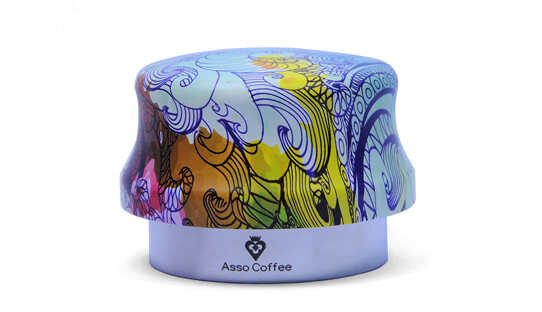 Asso Coffee Tamper | »The King« | Push Tamper | ø 58,5 mm | handgemacht | verschiedene Farben | Made in Italy