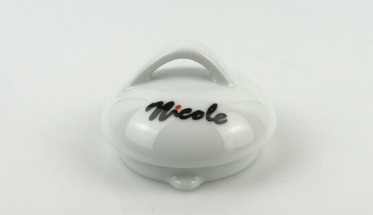 Original-Ersatzteil: Deckel für Espressokocher Ancap »Nicole« | 4 Tassen | mit Aufschrift | Made in Italy