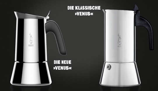 Bialetti Espressokocher »Venus« | Edelstahl | 4 Tassen | 170 ml | für alle Herdarten