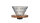 Hario Hand-Kaffeefilter | V60 Dripper 02 VDG | Glas | 1-4 Tassen | Made in Japan | schwarzer Griff