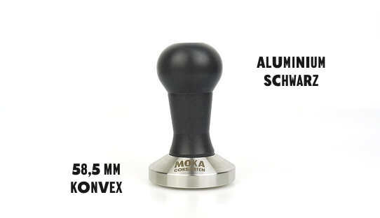 Moka Consorten Tamper special edition #1 | ø 58,5 mm | konvex | verschiedene Griffe | Made in Italy