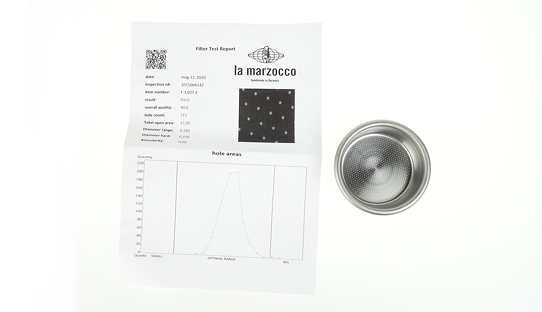 Original La Marzocco »X Filter« | Doppel-Sieb | Edelstahl | ridged | ø 58 mm | 17 gr | H 24,0 mm