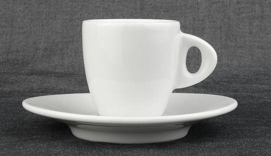 2. Wahl: Dickwandige Espresso-Tasse »Galileo alta« | weiss | Made in Italy | Ancap | max 80 ml