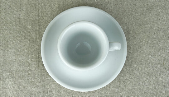 Dickwandige (8,5 mm) Espresso-Tasse »Genova« | weiss | Nuova Point (62 ml)