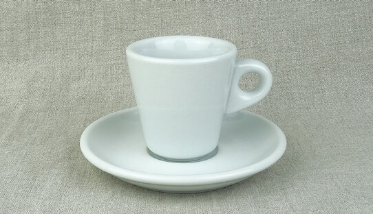 Dickwandige (8 mm) Espresso-Tasse »Modena« | weiss | Nuova Point (max. 60 ml)