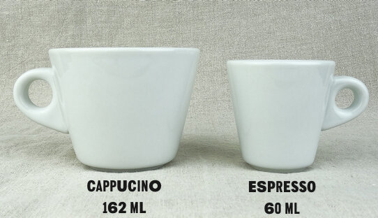 Dickwandige Cappuccino-Tasse »Modena« | weiss | Nuova Point (max. 162 ml)