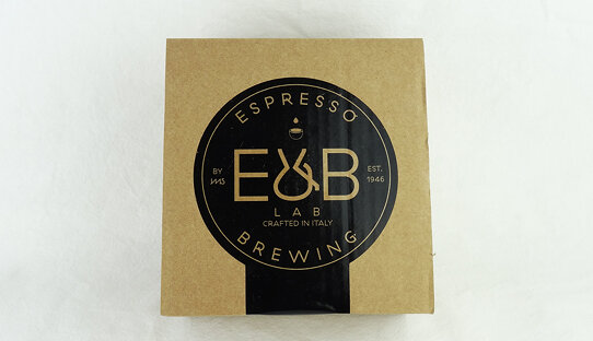 Espressokocher E&B Lab IMS »Globe Moka« | Glas & Aluminium | 3 Tassen | 160 ml | Nicht für Induktionsherd | Made in Italy