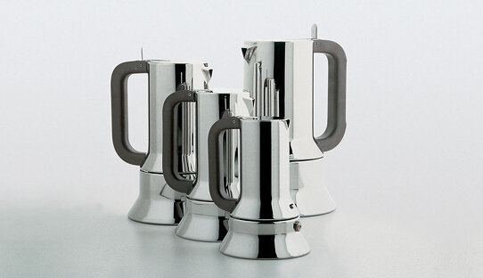 Alessi Espressokocher »9090« | Design: Richard Sapper | in 4 Grössen | Edelstahl | auch für Induktion