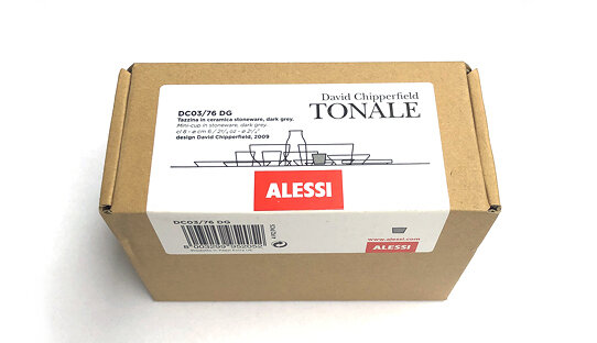 Alessi | Espresso-Becher »Tonale« | schwarz | max. 80 ml | ohne Untertasse