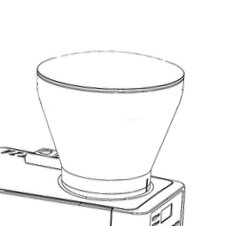 Baratza | Bohnenbehälter (ohne Deckel) | Sette 30/270/270-Wi | transparent