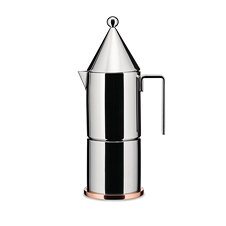 Alessi Menhir Espressokocher, 6 Tassen – Edler Kaffeebereiter Aus Stahl, Für Induktion Alessi Menhir Espressokocher, 6 Tassen – Edler Kaffeebereiter Aus Stahl, Für Induktion