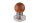 Motta Tamper Bubble | ø 58 und 58,4 mm | flach | Holzgriff | Esche | dunkelbraun | mit oder ohne Tamper-Halter | Made in Italy