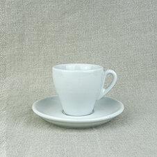 2. Wahl: Extra dickwandige (9 mm) Espresso-Tasse »Milano« | weiss | Nuova Point (max. 65 ml)