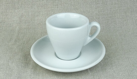 2. Wahl: Extra dickwandige (9 mm) Espresso-Tasse »Milano« | weiss | Nuova Point (max. 65 ml)